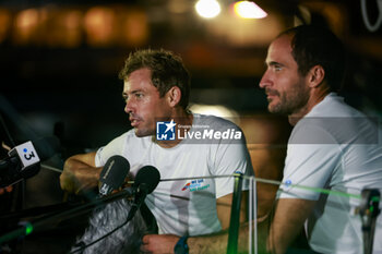 2023-11-19 - Ruyant Thomas (fra) and Lagravière Morgan (fra), For People, first in Imoca during the arrival of the 16th edition of the Transat Jacques Vabre, yachting race at Fort de France, Martinique, on November 19th, 2023 - SAILING - TRANSAT JACQUES VABRE 2023 - ARRIVAL - SAILING - OTHER SPORTS