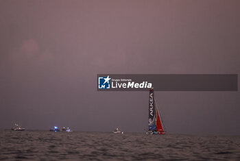 2023-11-19 - Yoann Richomme (fra) and Yann Eliès (fra), Paprec Arkéa, second in Imoca during the arrival of the 16th edition of the Transat Jacques Vabre, yachting race at Fort de France, Martinique, on November 19th, 2023 - SAILING - TRANSAT JACQUES VABRE 2023 - ARRIVAL - SAILING - OTHER SPORTS