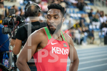 03/02/2023 - Kenyan athlete during the Meeting Miramas Metropole 2023, World Athletics Indoor Tour on February 3, 2023 at Miramas Metropole stadium in Miramas, France - ATHLETICS - MEETING MIRAMAS METROPOLE 2023 - INTERNAZIONALI - ATLETICA