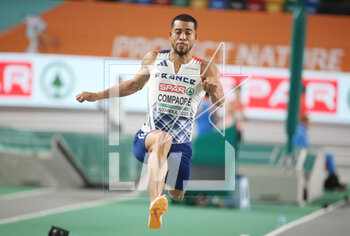 03/03/2023 - Benjamin Compaore of France, Final Men's Triple Jump during the European Athletics Indoor Championships 2023 on March 3 2023 at Atakoy Arena in Istanbul, Turkey - ATHLETICS - EUROPEAN INDOOR CHAMPIONSHIPS - INTERNAZIONALI - ATLETICA