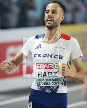 03/03/2023 - Azeddine Habz of France, Final Men's 1500 m during the European Athletics Indoor Championships 2023 on March 3 2023 at Atakoy Arena in Istanbul, Turkey - ATHLETICS - EUROPEAN INDOOR CHAMPIONSHIPS - INTERNAZIONALI - ATLETICA