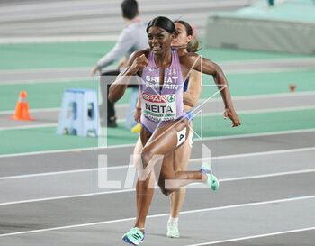 03/03/2023 - Daryll Neita of Great Britain, Semi Final Women's 60 m during the European Athletics Indoor Championships 2023 on March 3 2023 at Atakoy Arena in Istanbul, Turkey - ATHLETICS - EUROPEAN INDOOR CHAMPIONSHIPS - INTERNAZIONALI - ATLETICA