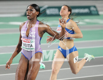 03/03/2023 - Daryll Neita of Great Britain, Semi Final Women's 60 m during the European Athletics Indoor Championships 2023 on March 3 2023 at Atakoy Arena in Istanbul, Turkey - ATHLETICS - EUROPEAN INDOOR CHAMPIONSHIPS - INTERNAZIONALI - ATLETICA