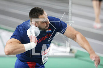 03/03/2023 - Filip Mihaljevic of Croatia, Final Men's Shot Put during the European Athletics Indoor Championships 2023 on March 3 2023 at Atakoy Arena in Istanbul, Turkey - ATHLETICS - EUROPEAN INDOOR CHAMPIONSHIPS - INTERNAZIONALI - ATLETICA