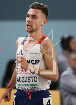 04/03/2023 - Bastien Augusto of France, Round 1, 3000 m Men during the European Athletics Indoor Championships 2023 on March 4, 2023 at Atakoy Arena in Istanbul, Turkey - ATHLETICS - EUROPEAN INDOOR CHAMPIONSHIPS - INTERNAZIONALI - ATLETICA