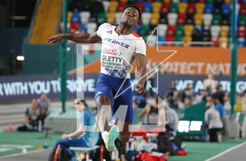 04/03/2023 - Makenson Gletty of France, Long Jump Heptathlon Men during the European Athletics Indoor Championships 2023 on March 4, 2023 at Atakoy Arena in Istanbul, Turkey - ATHLETICS - EUROPEAN INDOOR CHAMPIONSHIPS - INTERNAZIONALI - ATLETICA