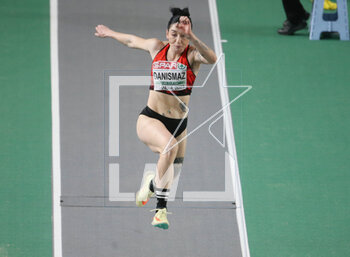 04/03/2023 - Tugba Danismaz of Turkey, Triple Jump Women during the European Athletics Indoor Championships 2023 on March 4, 2023 at Atakoy Arena in Istanbul, Turkey - ATHLETICS - EUROPEAN INDOOR CHAMPIONSHIPS - INTERNAZIONALI - ATLETICA