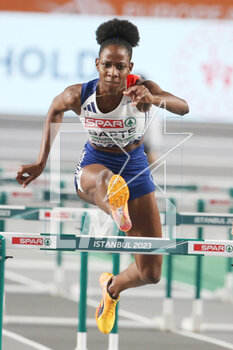 05/03/2023 - Laeticia Bapte of France, 60m Hurdles Women Final during the European Athletics Indoor Championships 2023 on March 2, 2023 at Atakoy Arena in Istanbul, Turkey - ATHLETICS - EUROPEAN INDOOR CHAMPIONSHIPS - INTERNAZIONALI - ATLETICA