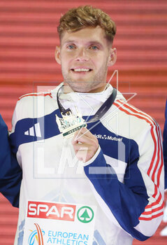05/03/2023 - Kevin Mayer of France, Podium Men Heptathlon during the European Athletics Indoor Championships 2023 on March 2, 2023 at Atakoy Arena in Istanbul, Turkey - ATHLETICS - EUROPEAN INDOOR CHAMPIONSHIPS - INTERNAZIONALI - ATLETICA