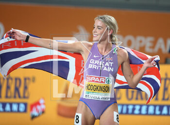 05/03/2023 - Keely Hodgkinson of Great Britain, 800m Women during the European Athletics Indoor Championships 2023 on March 5, 2023 at Atakoy Arena in Istanbul, Turkey - ATHLETICS - EUROPEAN INDOOR CHAMPIONSHIPS - INTERNAZIONALI - ATLETICA