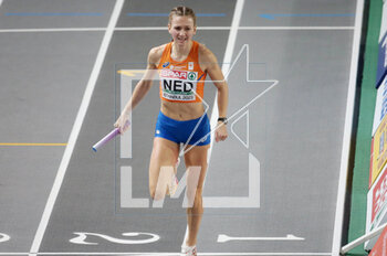 05/03/2023 - Femke Bol of Netherlands, Final 4X400 m Women during the European Athletics Indoor Championships 2023 on March 5, 2023 at Atakoy Arena in Istanbul, Turkey - ATHLETICS - EUROPEAN INDOOR CHAMPIONSHIPS - INTERNAZIONALI - ATLETICA