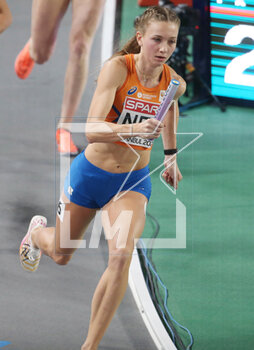 05/03/2023 - Femke Bol of Netherlands, Final 4X400 m Women during the European Athletics Indoor Championships 2023 on March 5, 2023 at Atakoy Arena in Istanbul, Turkey - ATHLETICS - EUROPEAN INDOOR CHAMPIONSHIPS - INTERNAZIONALI - ATLETICA
