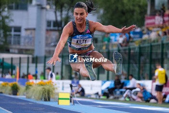 2023-09-06 - Dovile Kilty (LTU) in action during the 59th edition of Palio della Quercia, International athletics meeting at Stadio della Quercia September 06, 2023 in Rovereto, Trento Italy. - 59MO PALIO DELLA QUERCIA - INTERNATIONALS - ATHLETICS