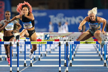 2023-09-06 - (L to R) Taliyah Brooks (USA) and Sarah Lavin (IRL) in action during the 59th edition of Palio della Quercia, International athletics meeting at Stadio della Quercia September 06, 2023 in Rovereto, Trento Italy. - 59MO PALIO DELLA QUERCIA - INTERNATIONALS - ATHLETICS