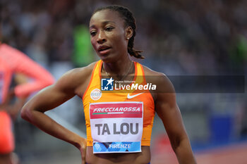 2023-06-02 - TA LOU Marie-Josee compete and winner’s in the Women's 100m during the Golden Gala Pietro Mennea 2023, part of the 2023 Diamond League series at Ridolfi Stadium on June 02, 2023 in Florence, Italy. - DIAMOND LEAGUE - GOLDEN GALA - INTERNATIONALS - ATHLETICS