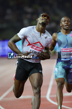 2023-06-02 - KERLEY Fred compete and winner’s in the Men's 100 m during the Golden Gala Pietro Mennea 2023, part of the 2023 Diamond League series at Ridolfi Stadium on June 02, 2023 in Florence, Italy. - DIAMOND LEAGUE - GOLDEN GALA - INTERNATIONALS - ATHLETICS