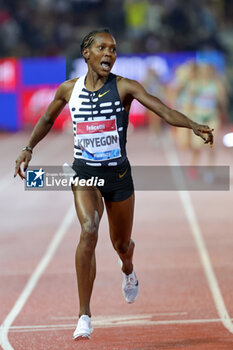 2023-06-02 - KIPYEGON Faith competes and wins in women's 1500m setting the world record during the Golden Gala Pietro Mennea 2023 part of the 2023 Diamond League series at Ridolfi Stadium on June 02, 2023 in Florence, Italy. - DIAMOND LEAGUE - GOLDEN GALA - INTERNATIONALS - ATHLETICS