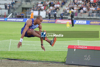 2023-06-02 - TAYLOR Christian while competing the triple jump in the Golden Gala Pietro Mennea 2023, part of the 2023 Diamond League series at Ridolfi Stadium on June 02, 2023 in Florence, Italy. - DIAMOND LEAGUE - GOLDEN GALA - INTERNATIONALS - ATHLETICS