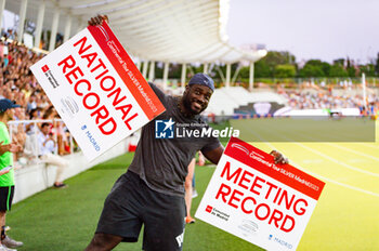 2023-07-22 - Rajindra CAMPBELL breaks the national record and the meeting record in the men shot put final during the 
WACT/Europe Silver Athletics Meeting celebrated in Madrid, Spain at Vallehermoso stadium on Saturday 22 July 2023 - WACT EUROPE SILVER MEETING - INTERNATIONALS - ATHLETICS