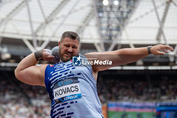 2023-07-23 - Joe Kovacs (USA) 3rd place, Shot Put Men’s during the London Athletics Meet, Wanda Diamond League meeting on 23 July 2023 at the London Stadium in London, England - ATHLETICS - DIAMOND LEAGUE 2023 - LONDON - INTERNATIONALS - ATHLETICS