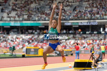 2023-08-19 - Leticia Oro Melo (BRA), Long Jump Women Qualification during the World Athletics Championships 2023 on August 19, 2023 at Nemzeti Atletikai Kozpont in Budapest, Hungary - ATHLETICS - WORLD ATHLETICS CHAMPIONSHIPS 2023 - INTERNATIONALS - ATHLETICS