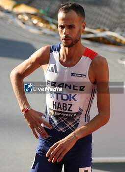 2023-07-17 - Azeddine Habz of FRA, Semi-Final Heat 1, Men's 1500 M during the World Athletics Championships 2023 on August 20, 2023 at Nemzeti Atletikai Kozpont in Budapest, Hungary - ATHLETICS - WORLD ATHLETICS CHAMPIONSHIPS 2023 - INTERNATIONALS - ATHLETICS