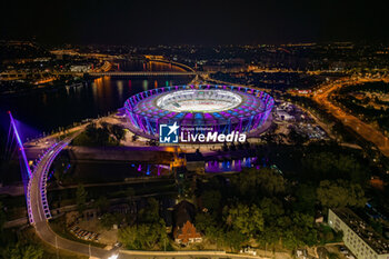 2023-08-18 - General stadium view outside the National Athletics Centre during the World Athletics Championships 2023 on August 22, 2023 at Nemzeti Atletikai Kozpont in Budapest, Hungary - ATHLETICS - WORLD ATHLETICS CHAMPIONSHIPS 2023 - INTERNATIONALS - ATHLETICS