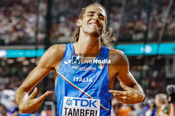 2023-08-22 - Gianmarco Tamberi (ITA) Gold medal, Men’s High Jump during the World Athletics Championships 2023 on August 22, 2023 at Nemzeti Atletikai Kozpont in Budapest, Hungary - ATHLETICS - WORLD ATHLETICS CHAMPIONSHIPS 2023 - INTERNATIONALS - ATHLETICS