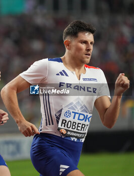 2023-08-22 - Benjamin Robert (FRA), Heat 5, Men's 800 M during the World Athletics Championships 2023 on August 22, 2023 at Nemzeti Atletikai Kozpont in Budapest, Hungary - ATHLETICS - WORLD ATHLETICS CHAMPIONSHIPS 2023 - INTERNATIONALS - ATHLETICS
