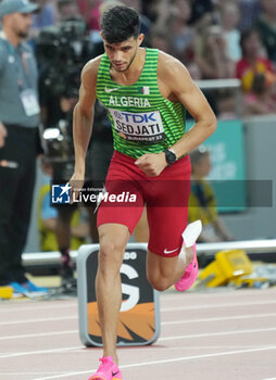 2023-08-22 - Djamel Sedjati (ALG), Heat 3, Men's 800 M during the World Athletics Championships 2023 on August 22, 2023 at Nemzeti Atletikai Kozpont in Budapest, Hungary - ATHLETICS - WORLD ATHLETICS CHAMPIONSHIPS 2023 - INTERNATIONALS - ATHLETICS