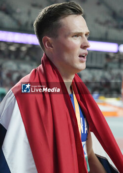2023-08-23 - Karsten Warholm (NOR) Gold medal, Men's 400 M Hurdles during the World Athletics Championships 2023 on August 23, 2023 at Nemzeti Atletikai Kozpont in Budapest, Hungary - ATHLETICS - WORLD ATHLETICS CHAMPIONSHIPS 2023 - INTERNATIONALS - ATHLETICS