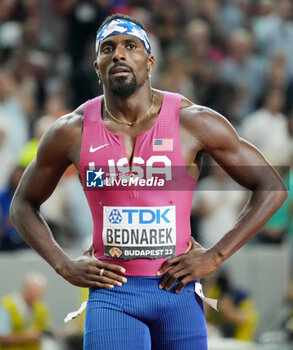 2023-08-25 - Kenneth Bednarek (USA), Men's 200 M during the World Athletics Championships 2023 on August 25, 2023 at Nemzeti Atletikai Kozpont in Budapest, Hungary - ATHLETICS - WORLD ATHLETICS CHAMPIONSHIPS 2023 - INTERNATIONALS - ATHLETICS