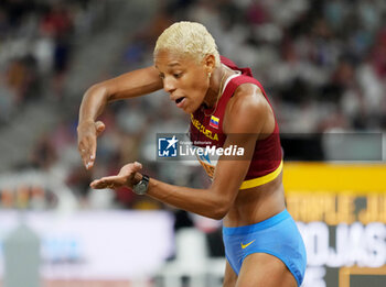 2023-08-25 - Yulimar Rojas (VEN) Gold medal, Women's Triple Jump during the World Athletics Championships 2023 on August 25, 2023 at Nemzeti Atletikai Kozpont in Budapest, Hungary - ATHLETICS - WORLD ATHLETICS CHAMPIONSHIPS 2023 - INTERNATIONALS - ATHLETICS