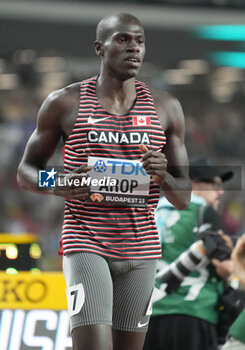 2023-08-26 - Marco Arop (CAN) Gold medal, Men's 800 M during the World Athletics Championships 2023 on August 26, 2023 at Nemzeti Atletikai Kozpont in Budapest, Hungary - ATHLETICS - WORLD ATHLETICS CHAMPIONSHIPS 2023 - INTERNATIONALS - ATHLETICS