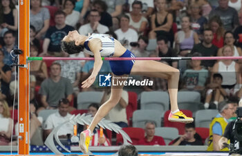 2023-08-27 - Solène Gicquel (FRA), Women's High Jump during the World Athletics Championships 2023 on August 27, 2023 at Nemzeti Atletikai Kozpont in Budapest, Hungary - ATHLETICS - WORLD ATHLETICS CHAMPIONSHIPS 2023 - INTERNATIONALS - ATHLETICS