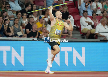 2023-08-27 - Julian Weber (GER), Men's Javelin Throw during the World Athletics Championships 2023 on August 27, 2023 at Nemzeti Atletikai Kozpont in Budapest, Hungary - ATHLETICS - WORLD ATHLETICS CHAMPIONSHIPS 2023 - INTERNATIONALS - ATHLETICS