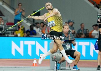 27/08/2023 - Julian Weber (GER), Men's Javelin Throw during the World Athletics Championships 2023 on August 27, 2023 at Nemzeti Atletikai Kozpont in Budapest, Hungary - ATHLETICS - WORLD ATHLETICS CHAMPIONSHIPS 2023 - INTERNAZIONALI - ATLETICA