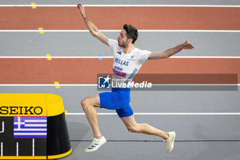 2023-03-02 - Miltiadis Tentoglou (GRE) Gold medal, Long Jump Men during the 2024 World Athletics Indoor Championships on 2 March 2024 at Commonwealth Arena in Glasgow, Scotland - ATHLETICS - WORLD ATHLETICS INDOOR CHAMPIONSHIPS 2024 - INTERNATIONALS - ATHLETICS