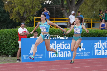 2023-06-11 - PAVESE Alessia and MELON Chiara (ATL. BRESCIA 1950 C.S. AERONAUTICA MILITARE) 4x100 relay Women - CAMPIONATO ITALIANO ASSOLUTO DI SOCIETà - ITALIAN - ATHLETICS