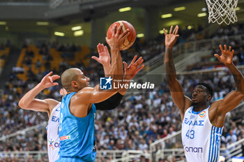 2023-08-04 - 19 JORDAN MORGAN of Slovenia during the International Friendly match
between Greece and Slovenia at OAKA Stadium on August 4, 2023, in
Athens, Greece. - GREECE VS SLOVENIA - FRIENDLY MATCH - BASKETBALL