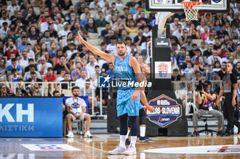2023-08-04 - 77 LUKA DONCIC of Slovenia during the International Friendly match
between Greece and Slovenia at OAKA Stadium on August 4, 2023, in
Athens, Greece. - GREECE VS SLOVENIA - FRIENDLY MATCH - BASKETBALL