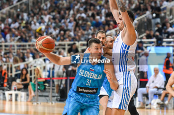2023-08-04 - 31 VLATKO CANCAR of Slovenia during the International Friendly match
between Greece and Slovenia at OAKA Stadium on August 4, 2023, in
Athens, Greece. - GREECE VS SLOVENIA - FRIENDLY MATCH - BASKETBALL