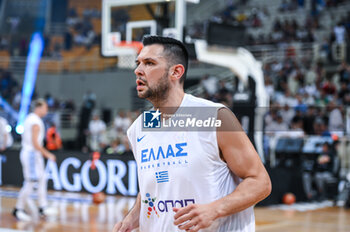 2023-08-04 - 16 KOSTAS PAPANIKOLAOU of Greece during the International Friendly 
match between Greece and Slovenia at OAKA Stadium on August 4, 2023, in Athens, Greece. - GREECE VS SLOVENIA - FRIENDLY MATCH - BASKETBALL