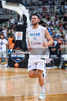 2023-08-04 - 16 KOSTAS PAPANIKOLAOU of Greece during the International Friendly 
match between Greece and Slovenia at OAKA Stadium on August 4, 2023, in Athens, Greece. - GREECE VS SLOVENIA - FRIENDLY MATCH - BASKETBALL