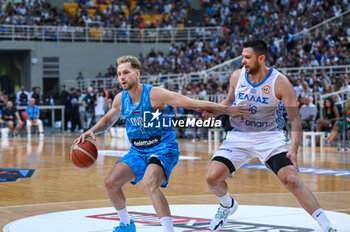 2023-08-04 - 11 JAKA BLAZIC of Slovenia during the International Friendly match between Greece and Slovenia at OAKA Stadium on August 4, 2023, in Athens, Greece. - GREECE VS SLOVENIA - FRIENDLY MATCH - BASKETBALL