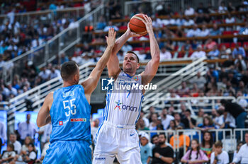 2023-08-04 - 7 DIMITRIS AGRAVANIS of Greece during the International Friendly
match between Greece and Slovenia at OAKA Stadium on August 4, 2023, in Athens, Greece. - GREECE VS SLOVENIA - FRIENDLY MATCH - BASKETBALL