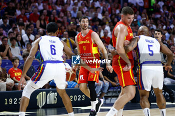 2023-08-04 - Dario Brizuela of Spain during the international basketball friendly match between Spain and Venezuela on August 4, 2023 at Wizink Center pavilion in Madrid, Spain - BASKETBALL - FRIENDLY GAME - SPAIN V VENEZUELA - FRIENDLY MATCH - BASKETBALL