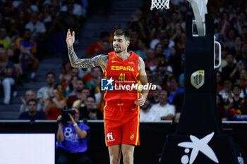2023-08-04 - Juancho Hernangomez of Spain during the international basketball friendly match between Spain and Venezuela on August 4, 2023 at Wizink Center pavilion in Madrid, Spain - BASKETBALL - FRIENDLY GAME - SPAIN V VENEZUELA - FRIENDLY MATCH - BASKETBALL