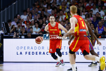 2023-08-04 - Victor Claver of Spain during the international basketball friendly match between Spain and Venezuela on August 4, 2023 at Wizink Center pavilion in Madrid, Spain - BASKETBALL - FRIENDLY GAME - SPAIN V VENEZUELA - FRIENDLY MATCH - BASKETBALL