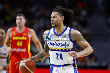2023-08-04 - Michael Carrera of Venezuela during the international basketball friendly match between Spain and Venezuela on August 4, 2023 at Wizink Center pavilion in Madrid, Spain - BASKETBALL - FRIENDLY GAME - SPAIN V VENEZUELA - FRIENDLY MATCH - BASKETBALL